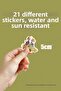 Better Call Saul Phone Laptop Bullet Journal Adhesive Foil Sticker Pack (21 Pcs) - 5