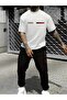 MEN'S Printed Tracksuit Set T-Shirt Jogger Pants Tracksuit Bottom - Top and Bottom Set