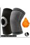 Wuheng Double-Lined Autumn/Winter Warm Knee Pads, Thickened and Artificial Rabbit Hair (L) - 7