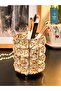 Luxury |   Cristella |   Luxury Desktop Pen Holder, Makeup Brush Holder, Organizer, Organizer, Candle Holder - 3