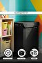 Black Lid Toy Box Foldable Stain Resistant Children's Room Basket Organizer Toy Box - 4