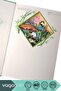 New Collection Panda 3D Layered Illustration Art Design Dotted Notebook 60 Sheets 21.5X14.5Cm - 4