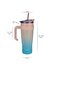 Horizon Thermos Cup with Straw Turquoise 1000ml B6838 - 4