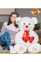Loving 130 cm Plush Bear – Express Your Love with Double Hearts - 4