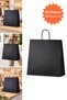 Elit Twisted Handle Kraft Bag Black Fsc Certified Paper Bag Boutique Gift Bag 36X12X41 cm 50Li