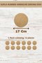 Supla American Service Runner Mdf 3 mm Thickness 50 Size Options (1-50 cm)