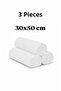 3 Pcs Cotton Hand Face Towel White Towel Set 30X50 cm Guest and Kitchen Head Towel