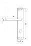 Modern Black Door Handle Sad Victoria Room/Cylinder/Wc - 3