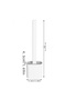 New Generation Silicone Toilet Brush with Stand, Can Be Hanged on the Wall, Flexible Head, Deep Cleaning, 36.5 cm - 3