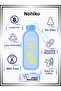 550 ml Glass Water Bottle – Premium Lid Glass Flask |   Leak-Proof & Bpa Free - 6