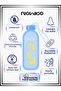 550 ml Glass Water Bottle – Premium Lid Glass Flask |   Leak-Proof & Bpa Free - 7