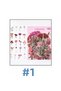 40Pcs Transparent Carnation Sticker Bullet Journal Scrapbook Laptop Agenda Planner