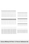 Midway 84 Pieces 12 Person Fork Spoon Knife Set - 3