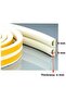 Wuvera Thick Door Window Insulation Tape Wick 2.80X2=5.60 Meters (White) - 2