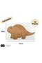 Dinosaur Model 3 Wooden Painting Preschool Activity Set of 10