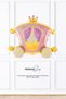 Princess Carriage Foil Balloon Princess Theme Birthday Party Balloon