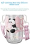 Diller D2518 580ml Dual-Use Tritan Water Bottle with Strap and Straw - 4