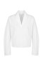 Trendyolmilla Wardrobe Essentials – Beyaz V Yaka Dokuma Bluz | TWOSS26BZ00091 - 5
