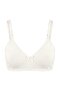 Black-Ecru 2-Pack Cotton Nursing Bra Without Cups Bra Thmss26Su00008 - 12