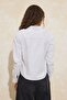 Pink-Multicolor Striped Sleeve Gathered Shirt Twoss26Go00036 - 6
