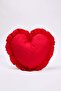 Red Heart Design Ruffle Detailed Padded Shaped Throw Pillow Tphss26Kkk00004 - 4