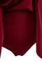 Bordo Drapeli V Yaka Kaplı Basic Etek Mayo TBESS26MA00002 - 6