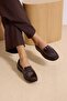 Kahverengi Saraçlı Kadın Loafer TAKSS26LA00006 - 6