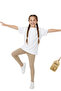 Summer Comfortable Girl's Lycra Long Leggings - 4