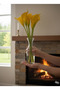 Artificial 8-Piece Gala Flower Yellow Special Day and Home Decoration Valentine's Day - 3