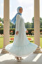 Light Mint Neva 100% Cotton Women's Dress Maxi (140cm) Length Lined 1020-1 - 3
