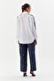 Ripped Denim Poplin Suit Indigo - 3