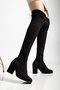 Women's High Heel 7 cm Stretch Boot Socks - 3