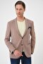 Men's C 679 Slim Fit Beige Sports Jacket - 3