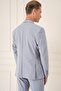 Comfort Fit Double Slit Fleto Pocket Stretchy Cotton Casual Gray Blue Jacket C 675 - 6