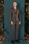 Men's C 658 Slim Fit Brown Sports Jacket