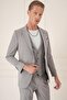 Men's C 678 Slim Fit Gray Sports Jacket - 3