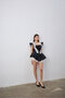 Lina Embroidery Polka Dot Mini Dress - 2