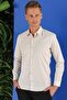 قميص رجالي GK 683 Slim Fit Stone Classic - 3