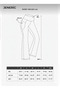 Women's Burgundy High Waist Shaping / Sculpting Double Pocket Flared Leggings - 5