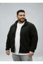 Men's Plus Size Black Anti-Pilling Fleece Coat Stylish Design Non-Pilling Fleece - 2