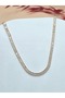 Gold Color Zircon Waterway Necklace - 3