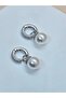 Zircon Stone Earrings with Pearls - 4