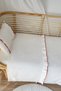 100X150 Plain Colored / Ruffled 100% Cotton Baby / Child Duvet Cover Set - 4