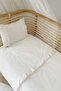 100X150 Plain Colored / Ruffled 100% Cotton Baby / Child Duvet Cover Set - 3