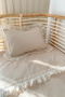 100X150 Plain Plain Scalloped/Ruffled 100% Cotton Baby/Child Duvet Cover Set - 7