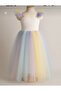 Unicorn Dress with Fluffy Crown and Gift - 3