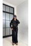 Knitwear double zipper suit