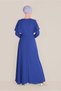 Chiffon Dress with Fluffy and Feather 40567 - 3