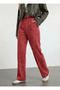 The woman's wide-legged trousers with ribbed pockets - 2