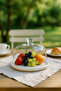 Porcelain Glass Fan - 2
